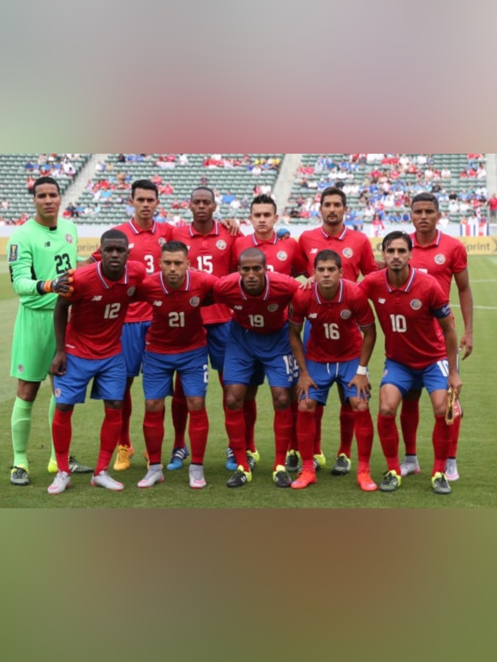 New Balance Official Costa Rica 2015 National Team Home Red Jersey Men’s Sz: L - Picture 2 of 8